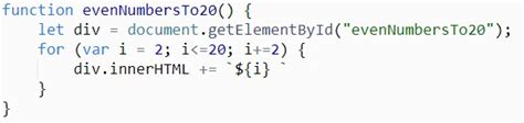 javascript even number|javascript even number loop.